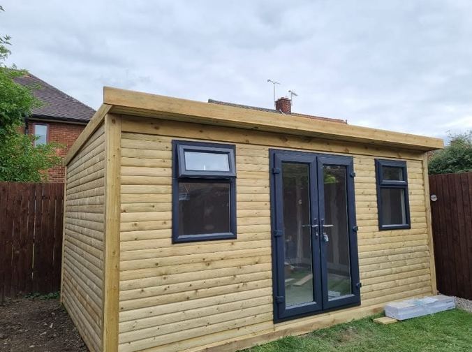 Garden room build